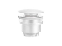 Стилен клик-клак сифон за мивка White Matt