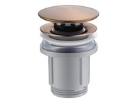 Елегантен клик-клак сифон за мивка Brushed Rose Gold