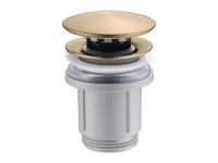 Елегантен клик-клак сифон за мивка Brushed Gold