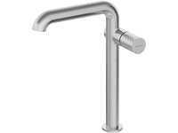 Стоящ смесител за мивка Silia Hexa Brushed Steel