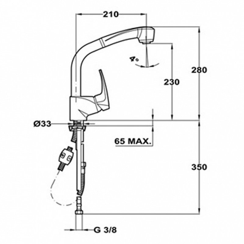 Батерия за кухня MB-2 Pull Out (1)