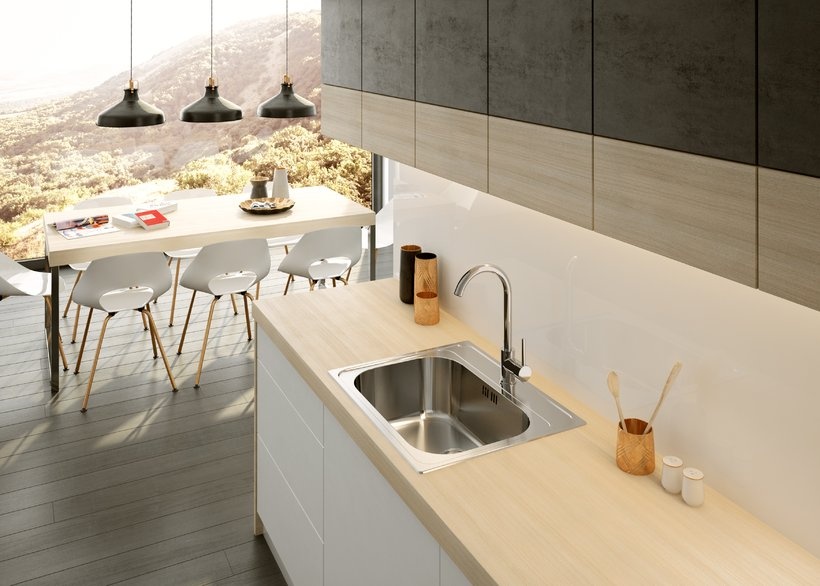 Висок кухненски смесител Aster (2)