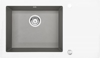 Модерна кухненска мивка Capella White Grey Metallic