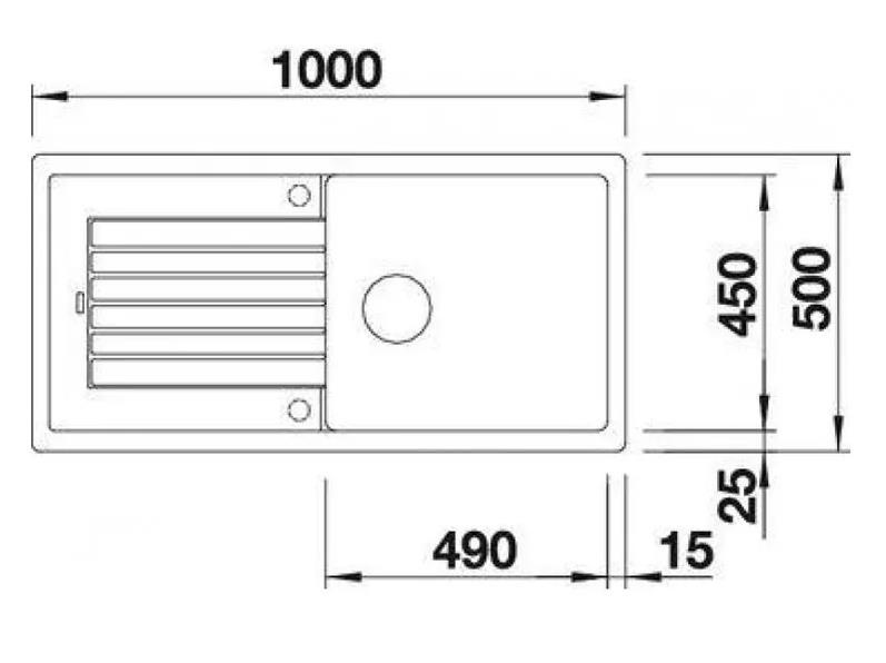 Вградена мивка за кухня Zia XL 6S (1)