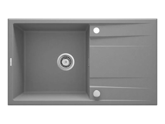 Кухненска мивка за вграждане Andante Grey Metallic