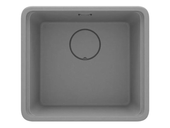 Вградена кухненска мивка Momi Metallic Grey