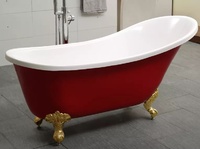Ретро вана в червен цвят ICS LB 1784 R
