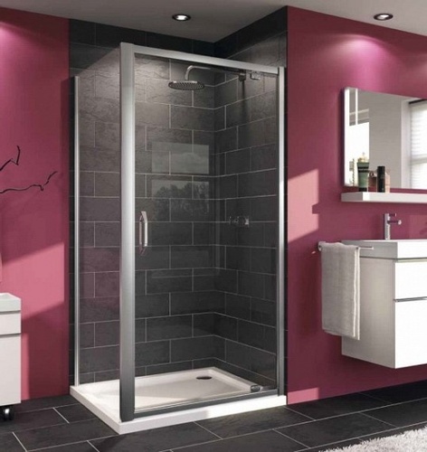 Правоъгълна душ кабина Huppe X1 80x75см - отваряща се врата