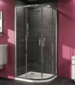 Душ кабина Huppe X1 с овална форма 80x80см