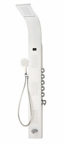 Бял хидромасажен душ Pulse White